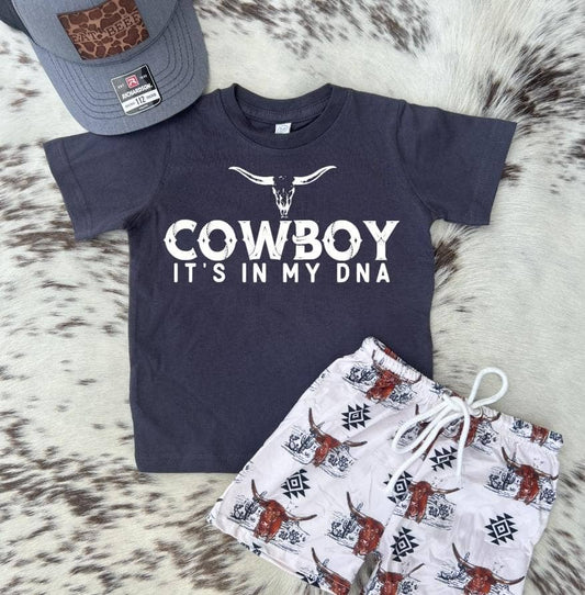Cowboy its in my DNA tshirt